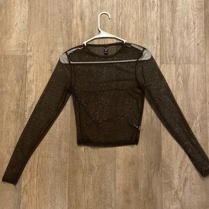 Mesh Sparkle Windsor Shirt